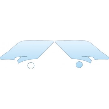PAINT PROTECTION KIT - 2013 LEXUS LX 570 HEADLIGHTS FOG LIGHTS KIT - PRECUT PPF CLEAR BRA WRAP