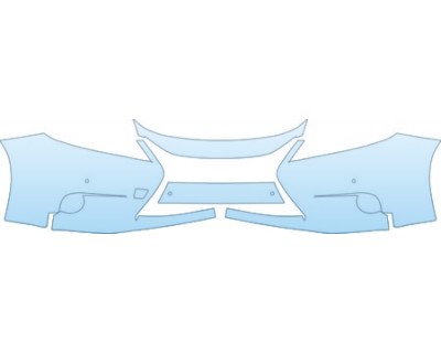 PAINT PROTECTION KIT - 2013 LEXUS ES 300H  BUMPER(30 INCH WITH SENSORS) KIT - PRECUT PPF CLEAR BRA WRAP