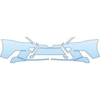 PAINT PROTECTION KIT - 2015 LEXUS CT 200H BASE BUMPER - PRECUT PPF CLEAR BRA WRAP