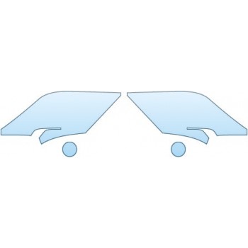PAINT PROTECTION KIT - 2015 LEXUS LX 570 HEADLIGHTS FOG LIGHTS - PRECUT PPF CLEAR BRA WRAP