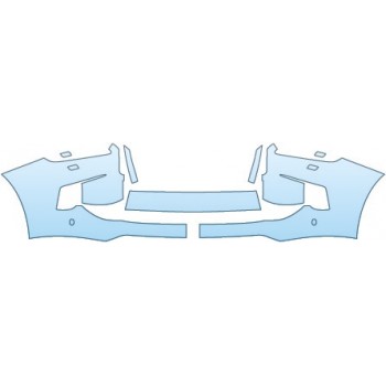 PAINT PROTECTION KIT - 2015 LEXUS LX 570 BUMPER(WITH WASHERS AND SENSORS) - PRECUT PPF CLEAR BRA WRAP