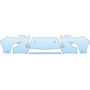 PAINT PROTECTION KIT - 2015 LEXUS RX 350 BASE BUMPER(WITH SENSORS) - PRECUT PPF CLEAR BRA WRAP