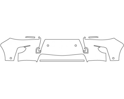 2015 LEXUS RX 350 HYBRID Bumper(with Sensors)