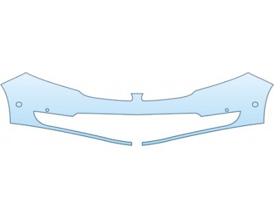 PAINT PROTECTION KIT - 2014 LINCOLN MKS ELITE  BUMPER (30 INCH) - PRECUT PPF CLEAR BRA WRAP