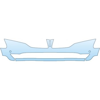 PAINT PROTECTION KIT - 2014 LINCOLN MKT PREMIERE  BUMPER (24 INCH) - PRECUT PPF CLEAR BRA WRAP