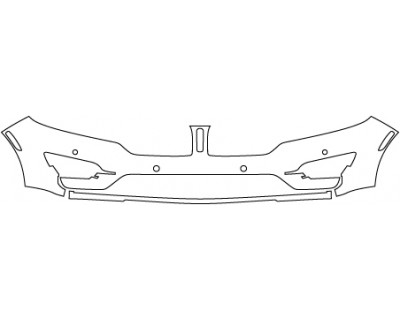 2015 LINCOLN MKC 350 Bumper With Sensors (more Seams)