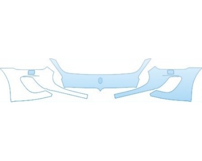 PAINT PROTECTION KIT - 2013 MASERATI GRAN TURISMO MC STRADALE  BUMPER KIT - PRECUT PPF CLEAR BRA WRAP