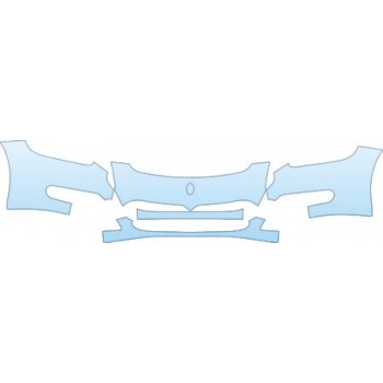 PAINT PROTECTION KIT - 2013 MASERATI QUATTROPORTE SPORT GT S  BUMPER KIT - PRECUT PPF CLEAR BRA WRAP
