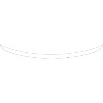PAINT PROTECTION KIT - 2005 MASERATI QUATTROPORTE SIGNATURE L REAR BUMPER DECK KIT - PRECUT PPF CLEAR BRA WRAP