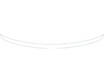 PAINT PROTECTION KIT - 2013 MASERATI QUATTROPORTE SPORT GT S  REAR BUMPER DECK KIT - PRECUT PPF CLEAR BRA WRAP