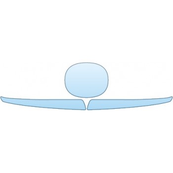 PAINT PROTECTION KIT - 2016 MAZDA MAZDA6 SPORT  GRILLE - PRECUT PPF CLEAR BRA WRAP