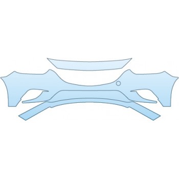 PAINT PROTECTION KIT - 2016 MAZDA MAZDA6 SPORT  BUMPER(30 INCH) - PRECUT PPF CLEAR BRA WRAP