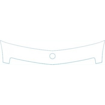 PAINT PROTECTION KIT - 2012 MERCEDES-BENZ SLK 350 BASE UPPER BUMPER KIT - PRECUT PPF CLEAR BRA WRAP