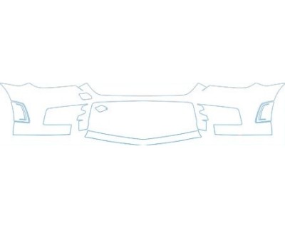 PAINT PROTECTION KIT - 2012 MERCEDES-BENZ SLK 350 SPORT LOWER BUMPER(SPORT) KIT - PRECUT PPF CLEAR BRA WRAP
