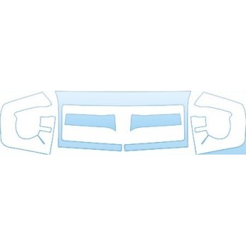 PAINT PROTECTION KIT - 2006 MERCEDES-BENZ G-CLASS 550 GRILLE KIT - PRECUT PPF CLEAR BRA WRAP