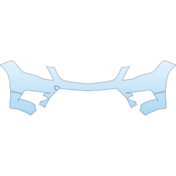 Precut PPF Kit – Clear Bra Paint Protection Film PAINT PROTECTION KIT - 2013 MERCEDES-BENZ GLK 350 AMG BUMPER (AMG) KIT - PRECUT PPF CLEAR BRA WRAP