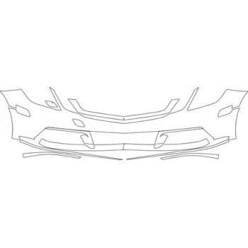 2012 MERCEDES-BENZ E-CLASS SEDAN BASE 550 Bumper Kit