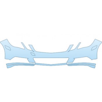 PAINT PROTECTION KIT - 2012 MERCEDES-BENZ E-CLASS SEDAN BASE 350 BUMPER(30 INCH) KIT - PRECUT PPF CLEAR BRA WRAP
