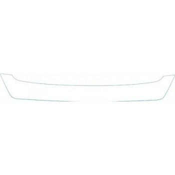 PAINT PROTECTION KIT - 2012 MERCEDES-BENZ CL 65 AMG BASE REAR BUMPER DECK KIT - PRECUT PPF CLEAR BRA WRAP