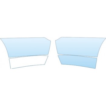 PAINT PROTECTION KIT - 2013 MERCEDES-BENZ CL BASE BASE SPLASH KIT - PRECUT PPF CLEAR BRA WRAP
