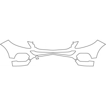 2016 MERCEDES-BENZ GLE 350 Upper Bumper