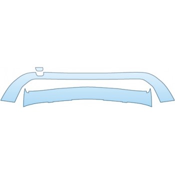 PAINT PROTECTION KIT - 2016 MERCEDES-BENZ GLE 350 LOWER BUMPER - PRECUT PPF CLEAR BRA WRAP