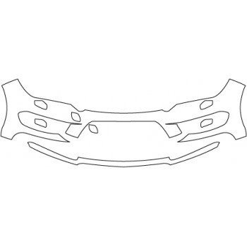 2014 MERCEDES-BENZ CLA CLASS 45 AMG COUPE Lower Bumper (45 Amg)
