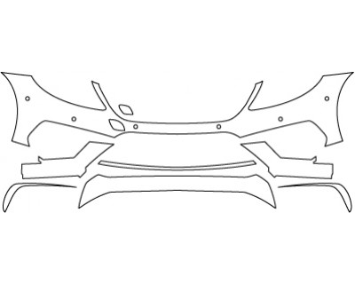 2014 MERCEDES-BENZ S63 SEDAN AMG Bumper (63 Amg)