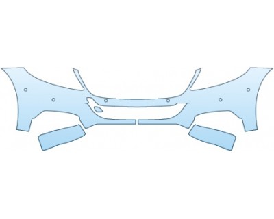 2015 MERCEDES-BENZ S63 SEDAN BASE Bumper