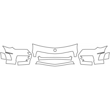 2015 MERCEDES-BENZ SLK 55 AMG Bumper (more Seams)