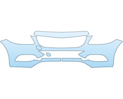 PAINT PROTECTION KIT - 2015 MERCEDES-BENZ C-CLASS SEDAN PREMIUM BUMPER (PREMIUM) - PRECUT PPF CLEAR BRA WRAP