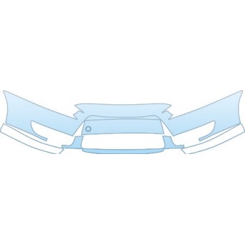 PAINT PROTECTION KIT - 2013 MITSUBISHI LANCER SPORTBACK ES  BUMPER KIT - PRECUT PPF CLEAR BRA WRAP