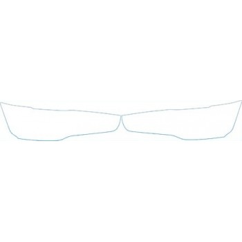 PAINT PROTECTION KIT - 2013 MITSUBISHI LANCER SPORTBACK GTS  HEADLIGHTS KIT - PRECUT PPF CLEAR BRA WRAP