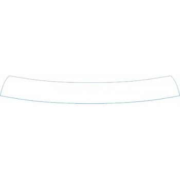 PAINT PROTECTION KIT - 2013 MITSUBISHI LANCER SPORTBACK ES  REAR BUMPER DECK KIT - PRECUT PPF CLEAR BRA WRAP