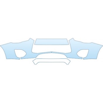 PAINT PROTECTION KIT - 2013 MITSUBISHI OUTLANDER SPORT SE  BUMPER KIT - PRECUT PPF CLEAR BRA WRAP