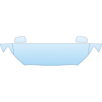 PAINT PROTECTION KIT - 2013 MITSUBISHI LANCER RALLIART  HOOD FENDER MIRROR KIT - PRECUT PPF CLEAR BRA WRAP