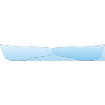 2009 MITSUBISHI LANCER EVOLUTION MR Headlights Kit - PRECUT PPF CLEAR BRA WRAP