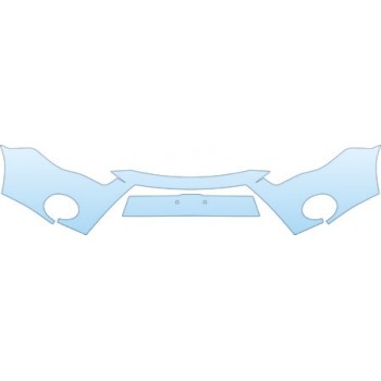 PAINT PROTECTION KIT - 2013 MITSUBISHI OUTLANDER GT  BUMPER KIT - PRECUT PPF CLEAR BRA WRAP