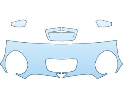 PAINT PROTECTION KIT - 2015 MINI ROADSTER JOHN COOPER  HOOD FENDERS MIRRORS (24 INCH) - PRECUT PPF CLEAR BRA WRAP