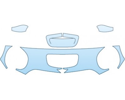 PAINT PROTECTION KIT - 2015 MINI ROADSTER JOHN COOPER  STANDARD HOOD FENDERS MIRRORS (18 INCH) - PRECUT PPF CLEAR BRA WRAP