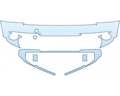 PAINT PROTECTION KIT - 2014 MINI COOPER CLUBMAN BASE BUMPER - PRECUT PPF CLEAR BRA WRAP