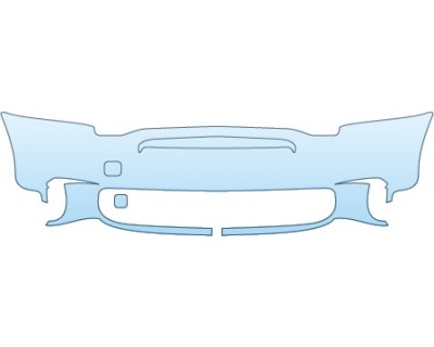 PAINT PROTECTION KIT - 2015 MINI COOPER COUNTRYMAN JOHN COOPER BUMPER(NO MIDDLE SPLIT) - PRECUT PPF CLEAR BRA WRAP