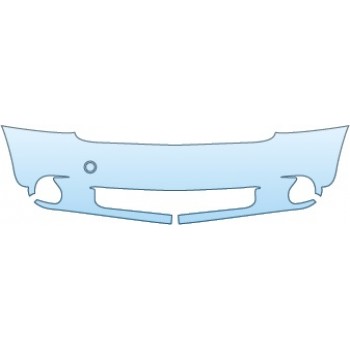 PAINT PROTECTION KIT - 2014 MINI COOPER COUNTRYMAN BASE BUMPER(BASE) - PRECUT PPF CLEAR BRA WRAP