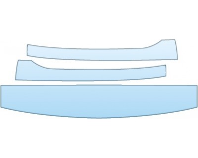 PAINT PROTECTION KIT - 2014 MITSUBISHI LANCER EVOLUTION GSR ROOF A-PILLARS - PRECUT PPF CLEAR BRA WRAP