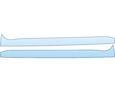 PAINT PROTECTION KIT - 2014 MITSUBISHI LANCER EVOLUTION GSR ROCKERS - PRECUT PPF CLEAR BRA WRAP