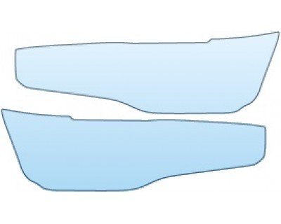 PAINT PROTECTION KIT - 2014 MITSUBISHI LANCER EVOLUTION GSR HEADLIGHTS - PRECUT PPF CLEAR BRA WRAP