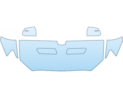 PAINT PROTECTION KIT - 2014 MITSUBISHI LANCER EVOLUTION GSR HOOD FENDER MIRROR - PRECUT PPF CLEAR BRA WRAP