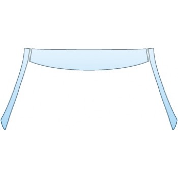 Precut PPF Kit – Clear Bra Paint Protection Film PAINT PROTECTION KIT - 2014 MITSUBISHI OUTLANDER ES ROOF A-PILLARS - PRECUT PPF CLEAR BRA WRAP