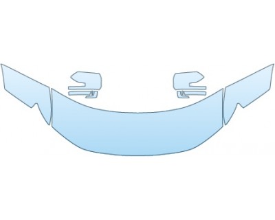 PAINT PROTECTION KIT - 2014 MITSUBISHI OUTLANDER SE-S  HOOD FENDERS MIRRORS - PRECUT PPF CLEAR BRA WRAP