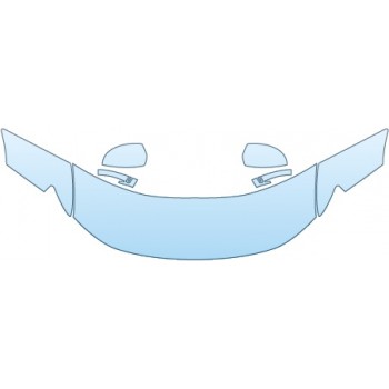 PAINT PROTECTION KIT - 2014 MITSUBISHI OUTLANDER ES  HOOD FENDERS MIRRORS - PRECUT PPF CLEAR BRA WRAP